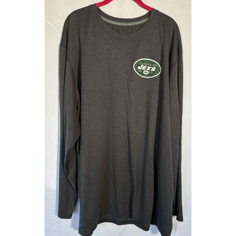 Nike On Field Apparel T Shirt Size 4XL New York Jets long Sleeve